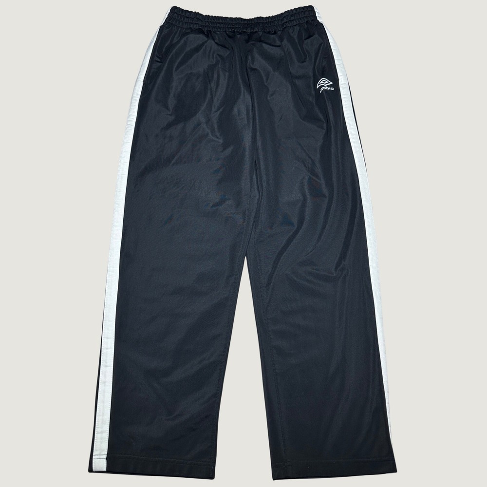Umbro Track Pants Mens Large Side Stripe Athletic Soccer Football Training Black